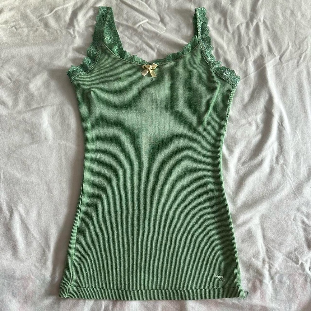 Abercrombie and fitch lace tank top